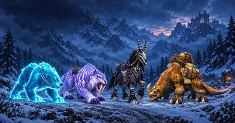 WoW Forever mounts guide: Spectral Bear, Deathcharger, Frostsaber and Pack Kodo