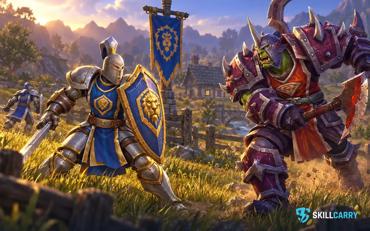 Players contesting a battleground objective.